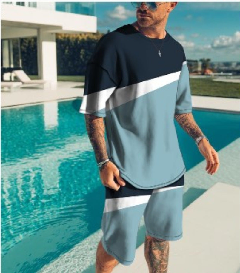 Men's Casual Beach Style Suit